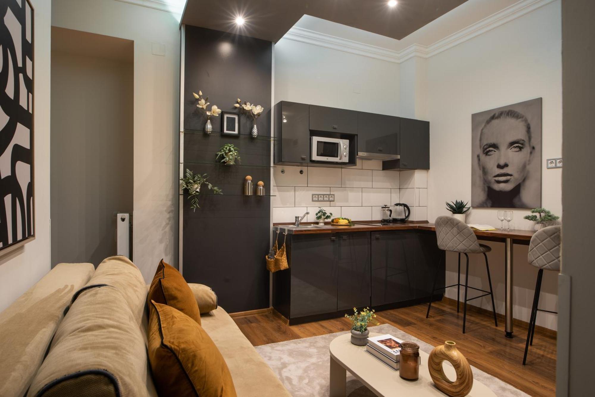 Chic Central 1Br Retreat Near New York Cafe With View Budapešť Exteriér fotografie